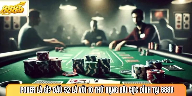 Poker Là Gì? Đấu 52 Lá Với 10 Thứ Hạng Bài Cực Đỉnh Tại 888B